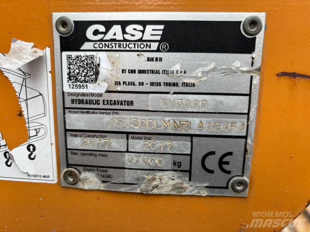CASE CX300D 대형 굴삭기 29톤 이상
