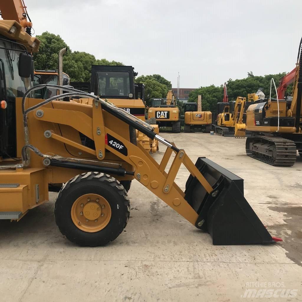 CAT 420 F 백호로더