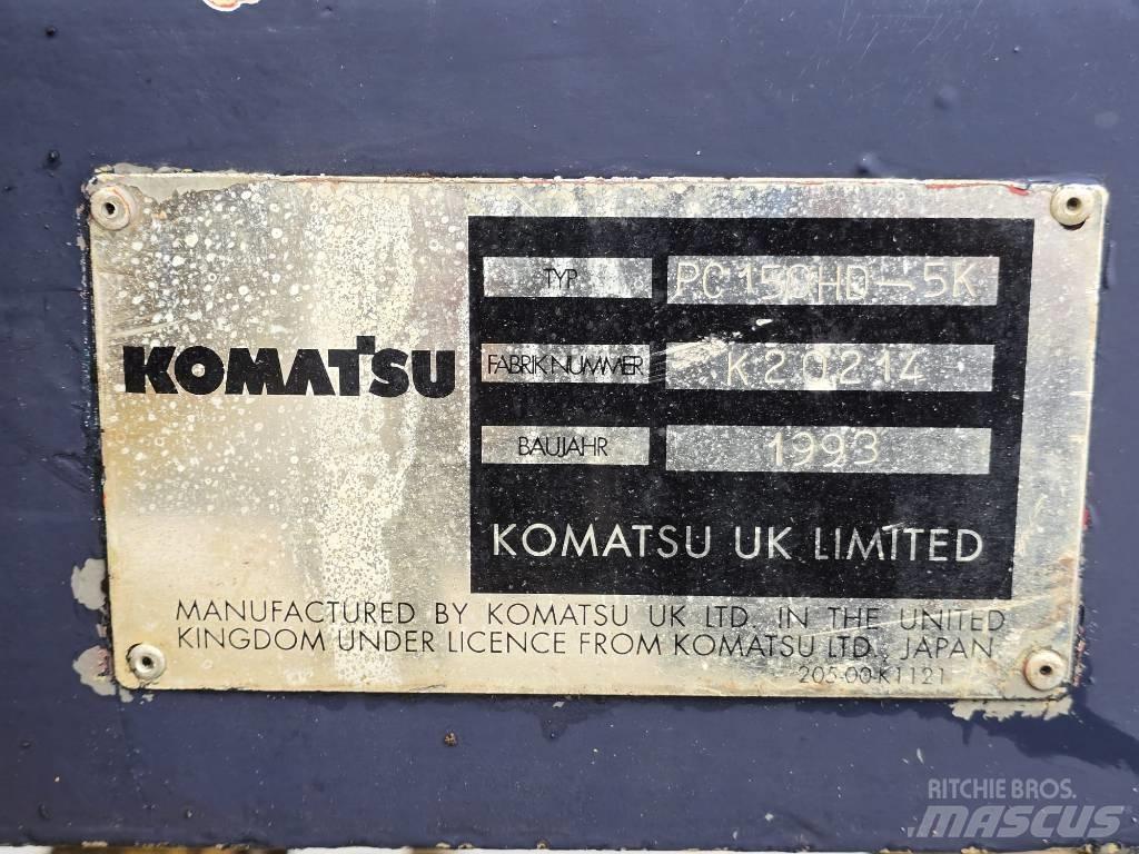 Komatsu PC 150 HD-5K 대형 굴삭기 29톤 이상