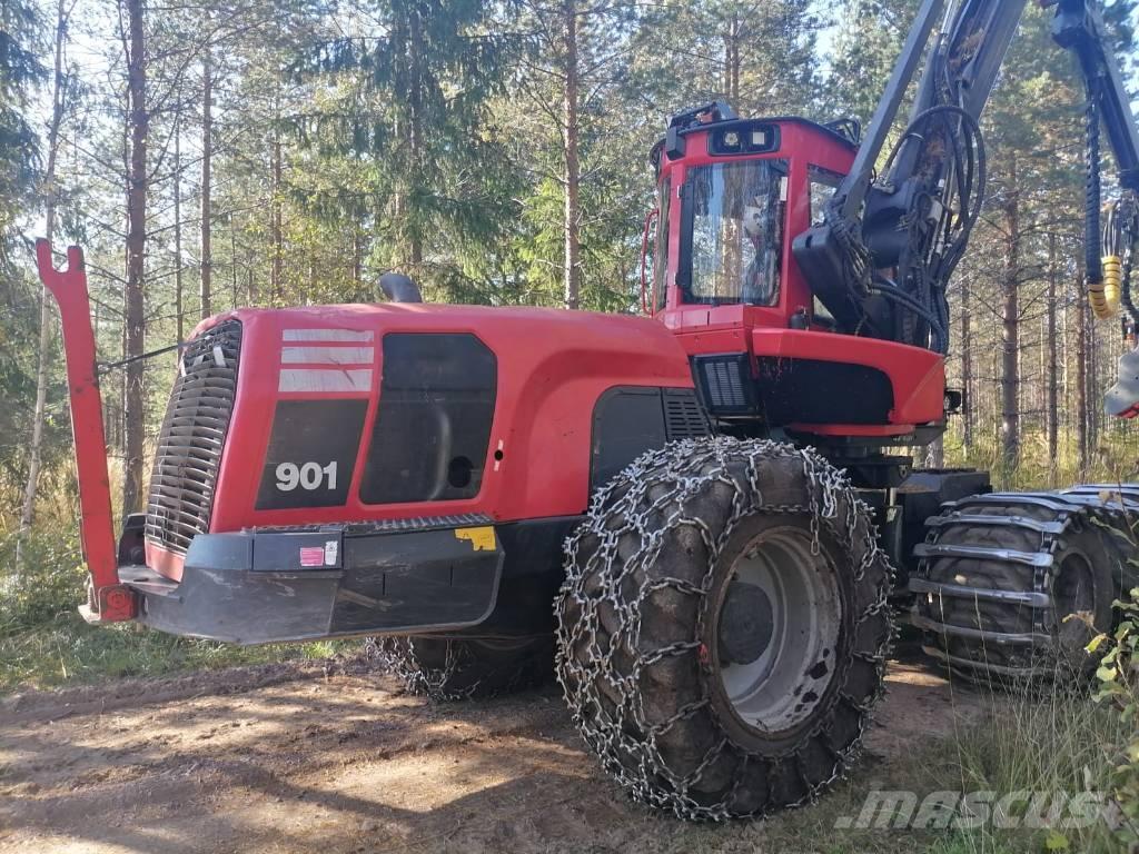 Komatsu 901 원목 하베스터