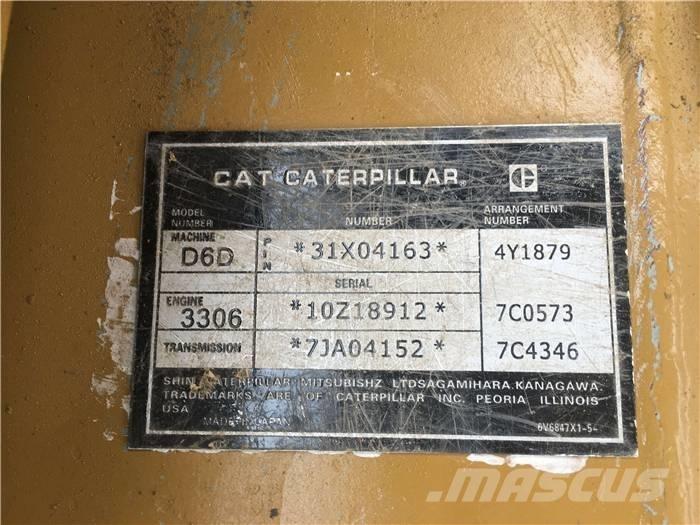 CAT D 6 D 크롤러 도저