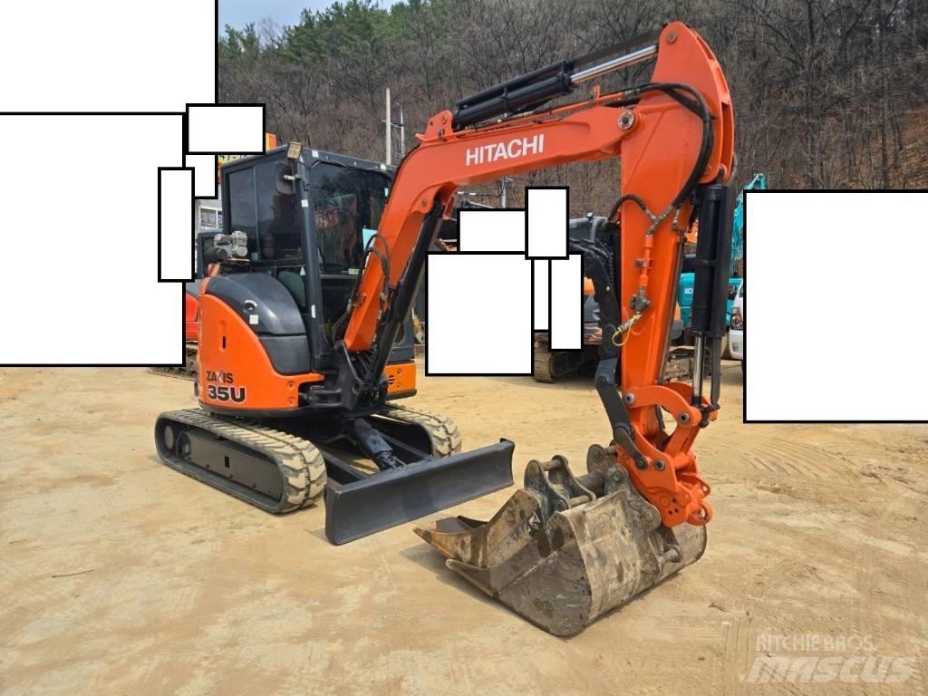 Hitachi ZX 35 소형 굴삭기 7톤 미만