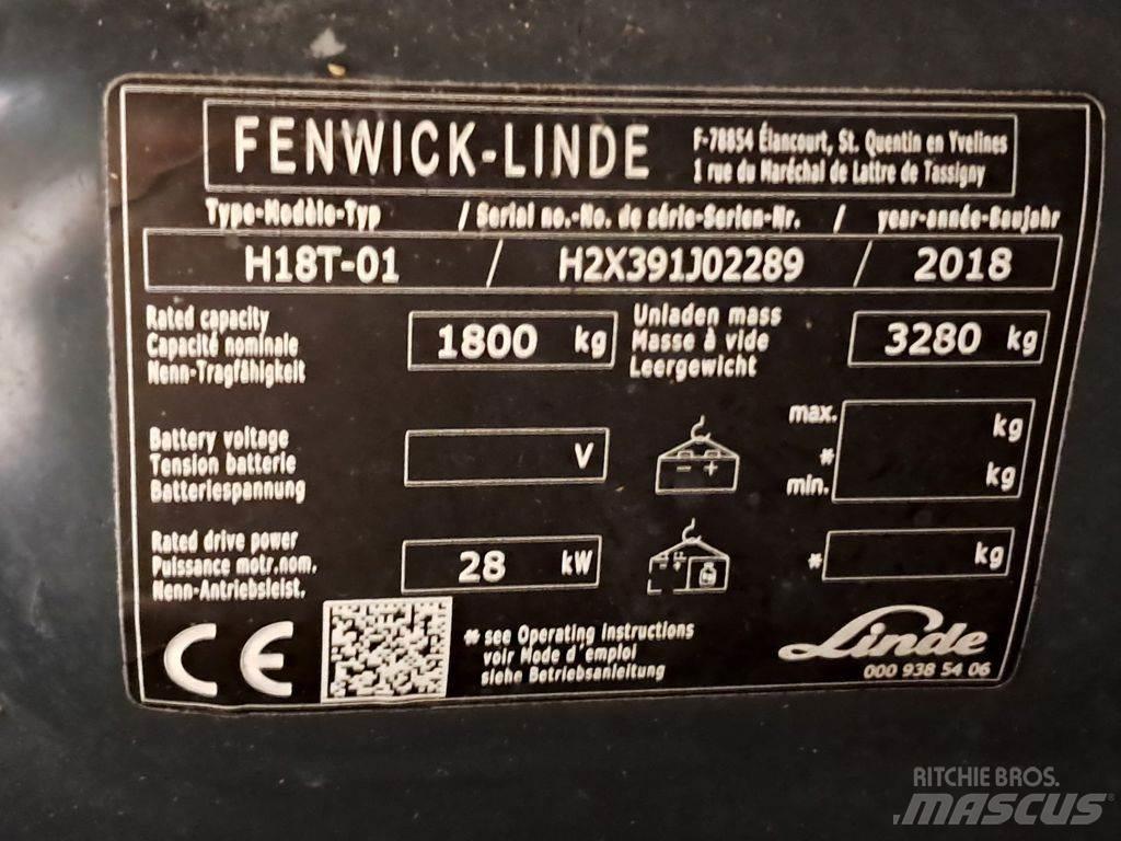 Linde H18T-01 LPG 지게차