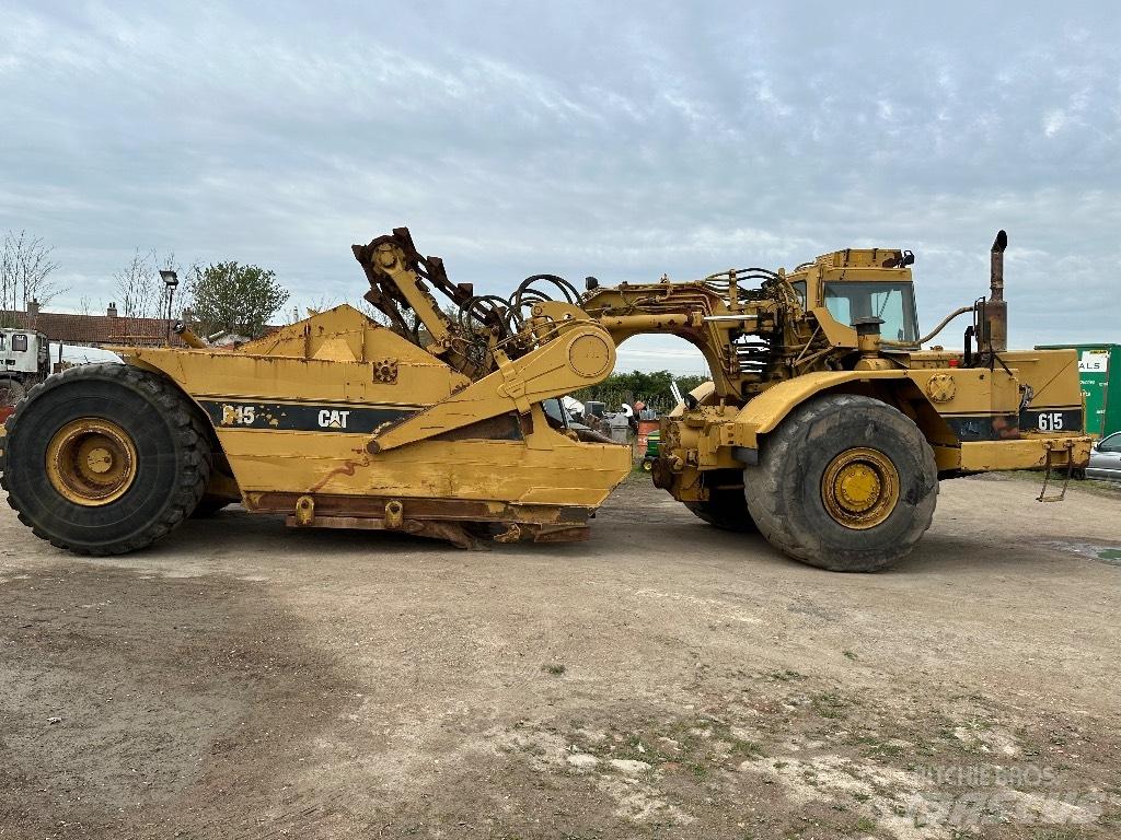 CAT 615 스크레이퍼