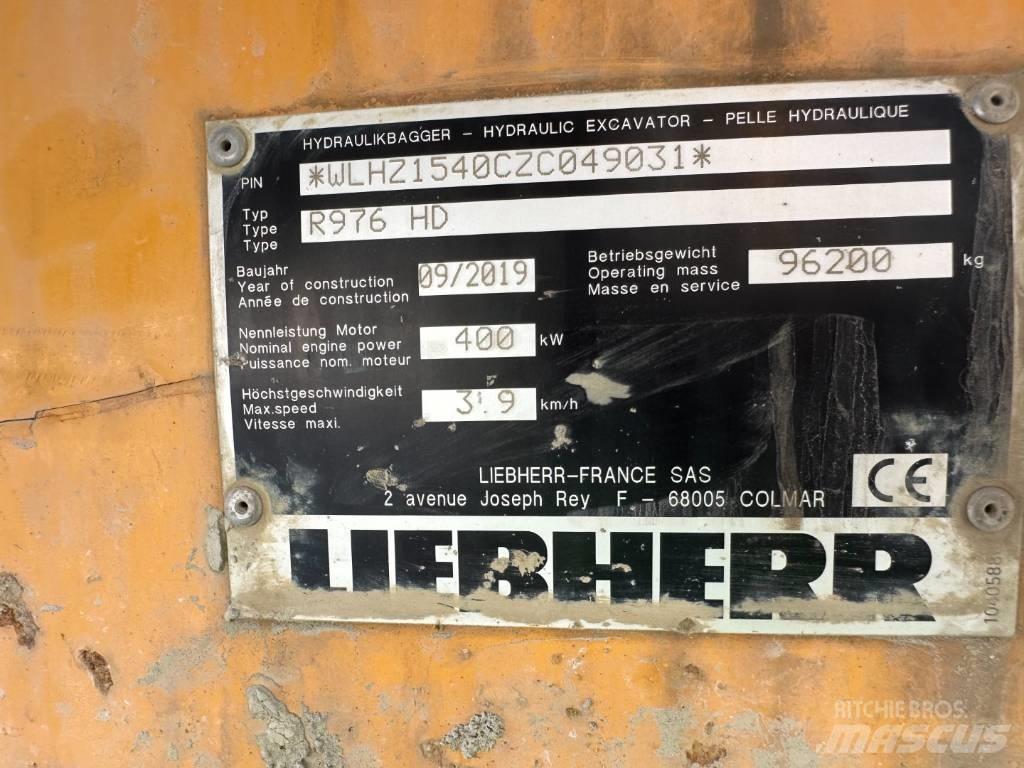 Liebherr R 976 HD 대형 굴삭기 29톤 이상