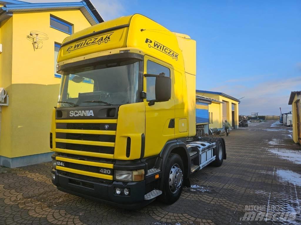 Scania 124 L 420 트랙터 유닛