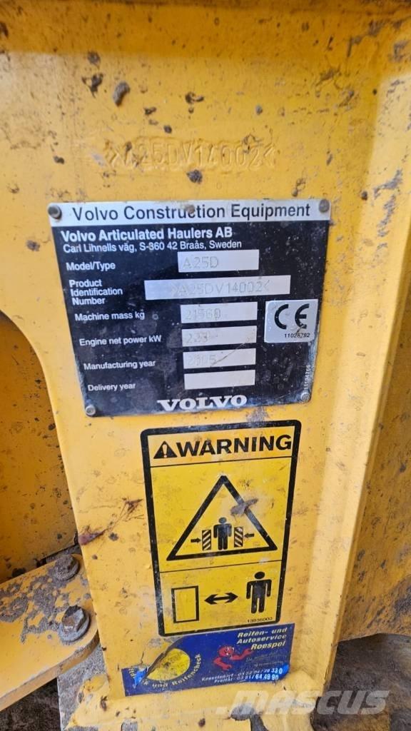 Volvo A 25 D 연결식 홀러