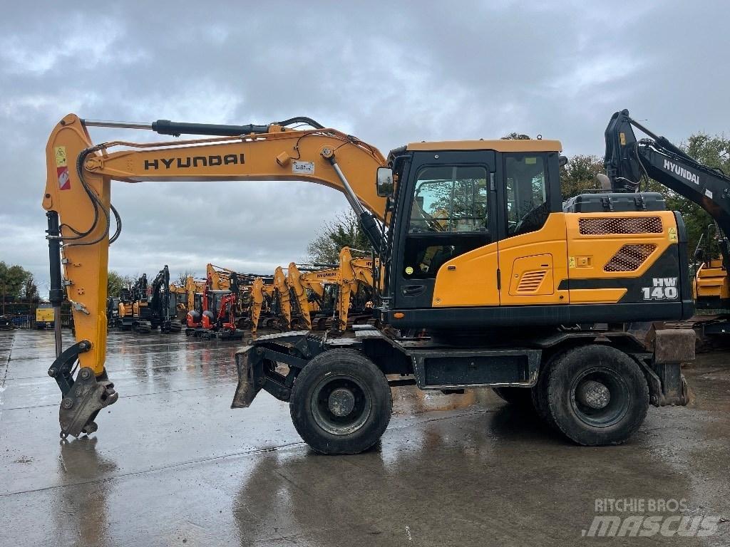 Hyundai HW140  휠 굴삭기