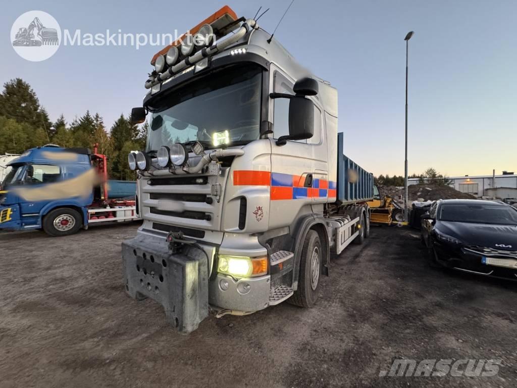 Scania R 480 LB 훅 리프트 트럭