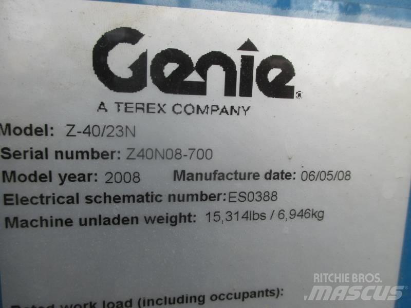 Genie Z 40/23 N 관절형 전동이동 리프트
