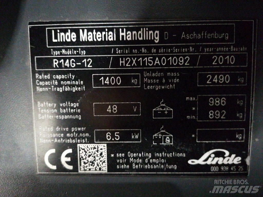Linde R14G-12 리치 트럭