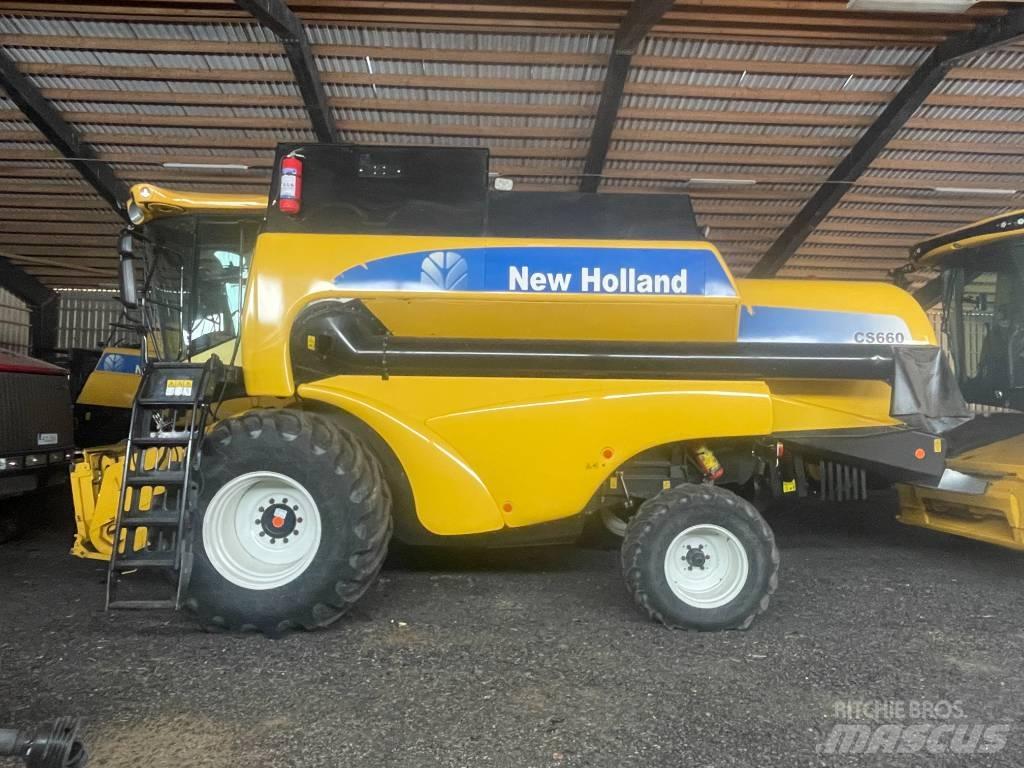 New Holland CS660 콤바인 수확기