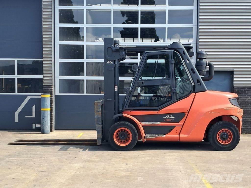 Linde H80D-03/900 디젤 지게차