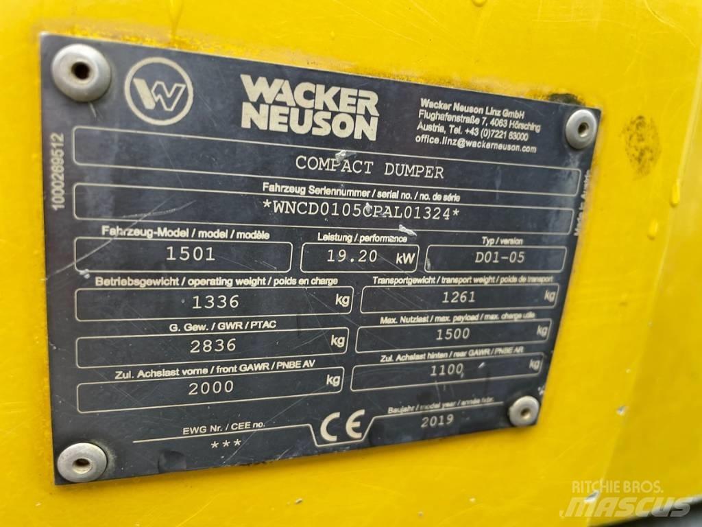 Wacker Neuson 1501 건설현장 덤프트럭