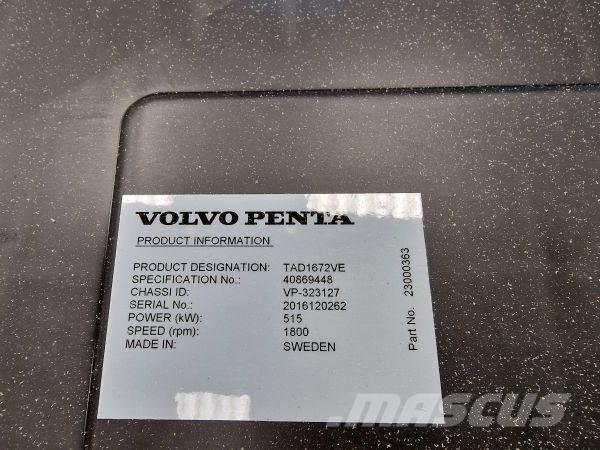 Volvo TAD1672VE 엔진