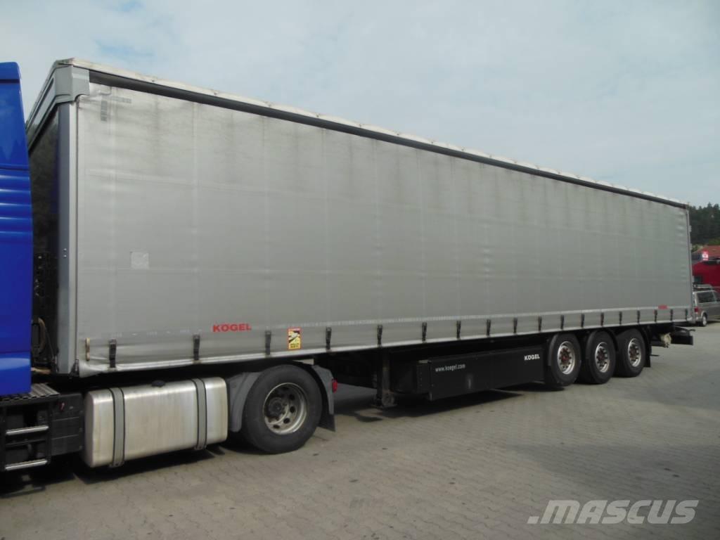 Kögel SN 24 커튼사이더 세미 트레일러