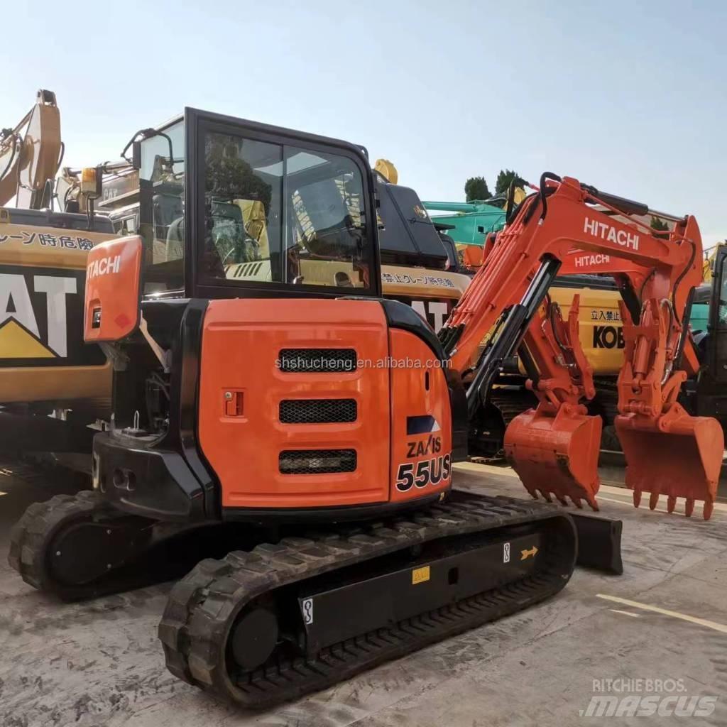 Hitachi ZX55U-5A 소형 굴삭기 7톤 미만