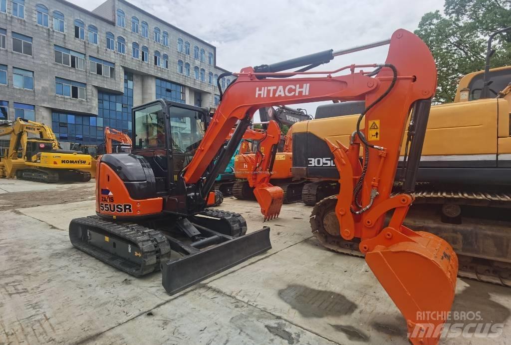 Hitachi ZX55U-5A 소형 굴삭기 7톤 미만