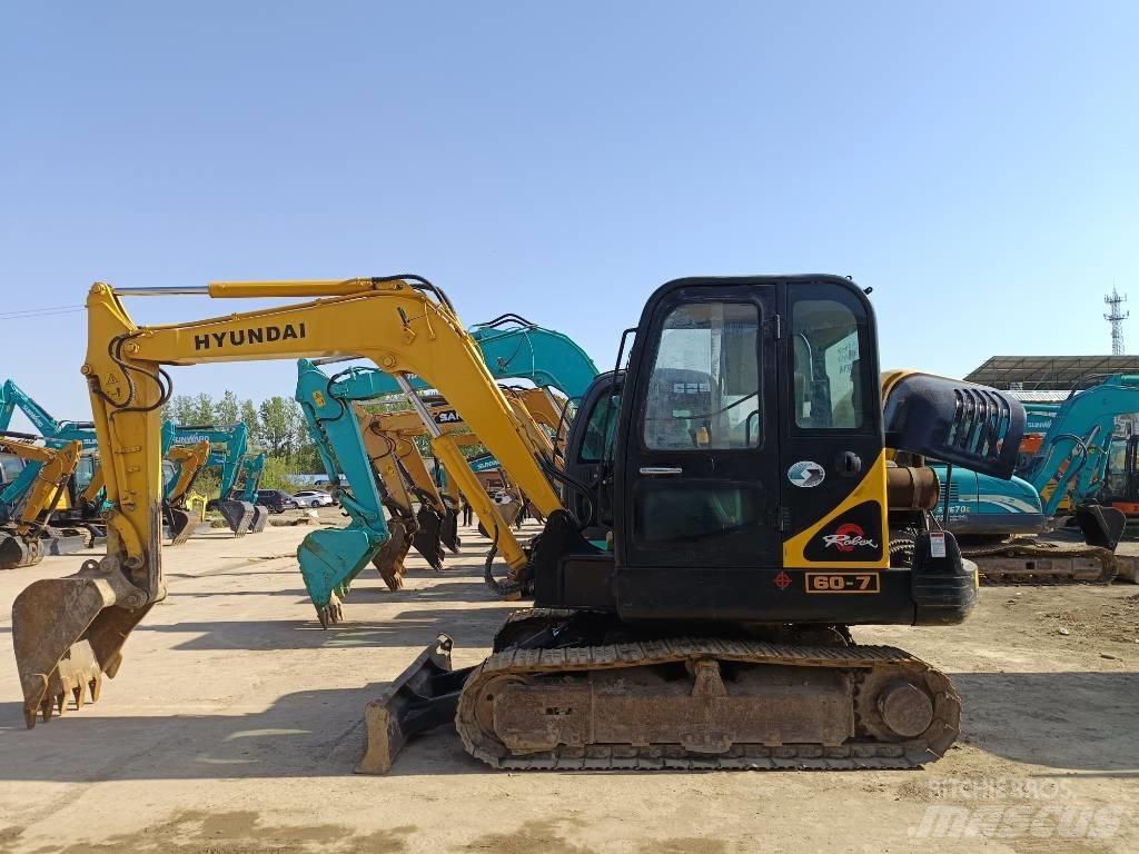 Hyundai R 60-7 소형 굴삭기 7톤 미만
