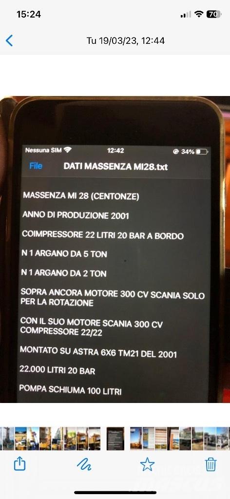 Massenza Mi 28 우물 굴착기