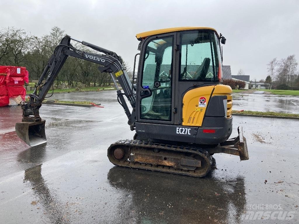 Volvo Ec27 소형 굴삭기 7톤 미만
