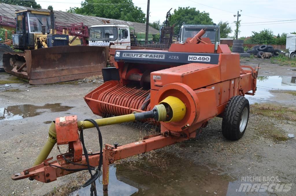 Deutz-Fahr HD490 각형 곤포기