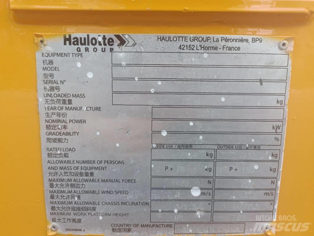 Haulotte OPTIMUM 8 가위형 리프트