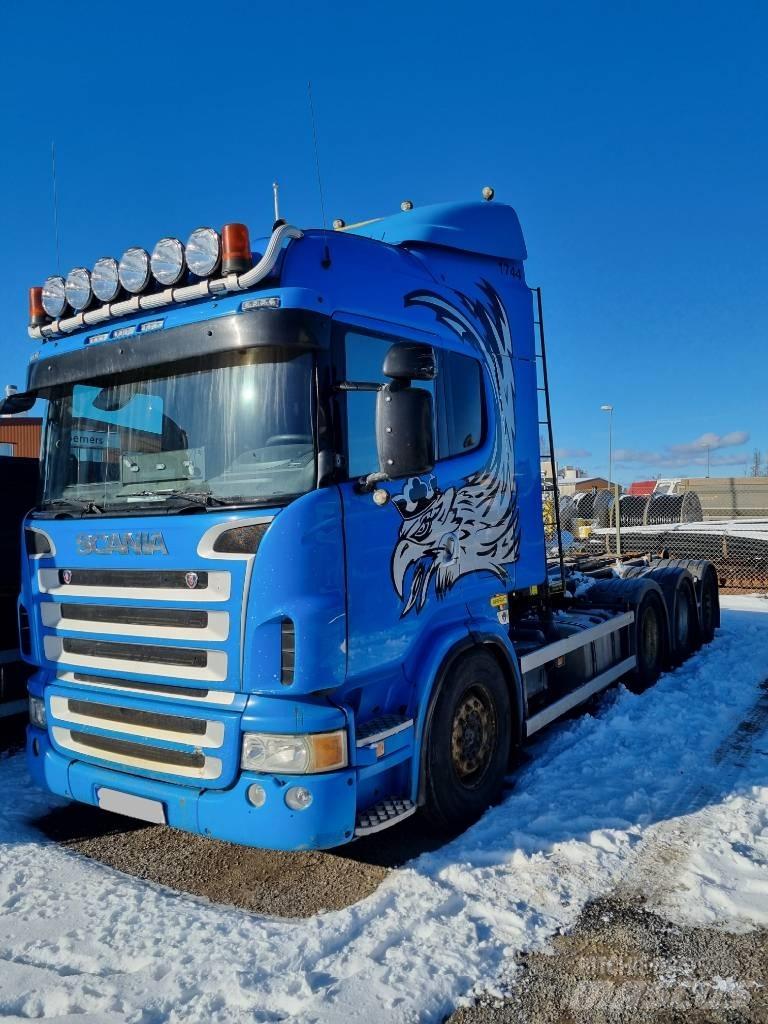Scania R 500 LB 8X4 훅 리프트 트럭