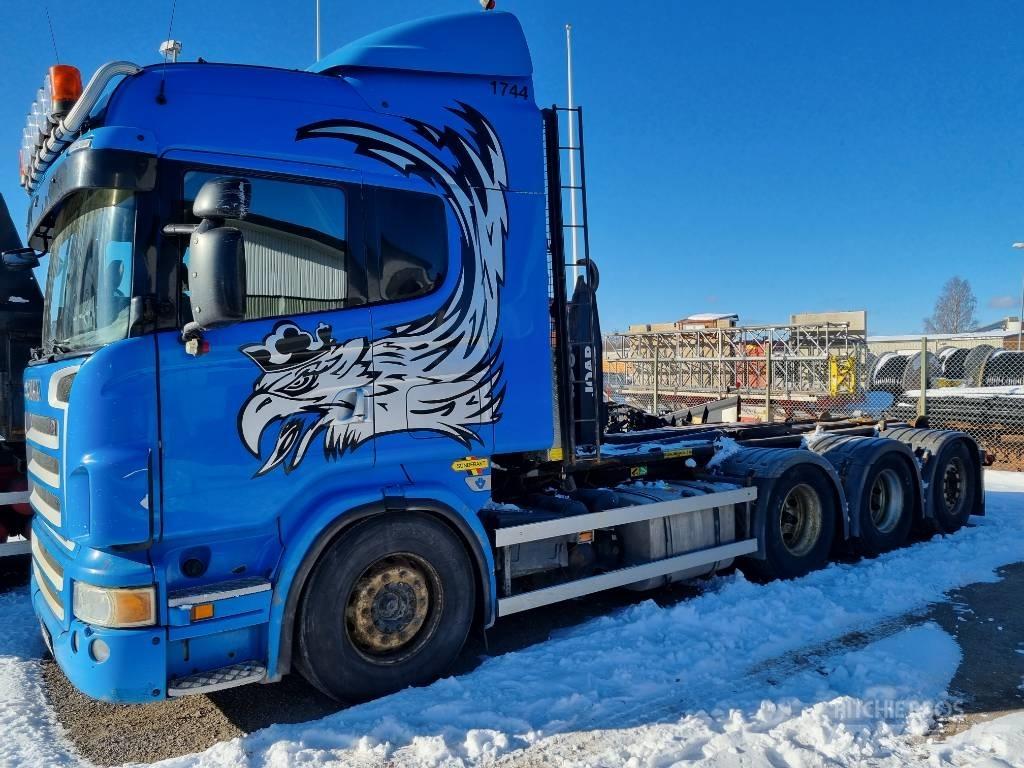 Scania R 500 LB 8X4 훅 리프트 트럭