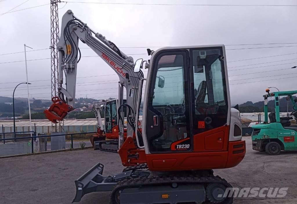 Takeuchi TB 230 소형 굴삭기 7톤 미만
