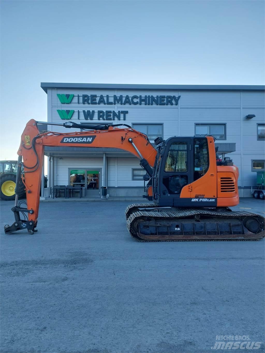 Doosan DX 140LCR 7 대형 굴삭기 29톤 이상