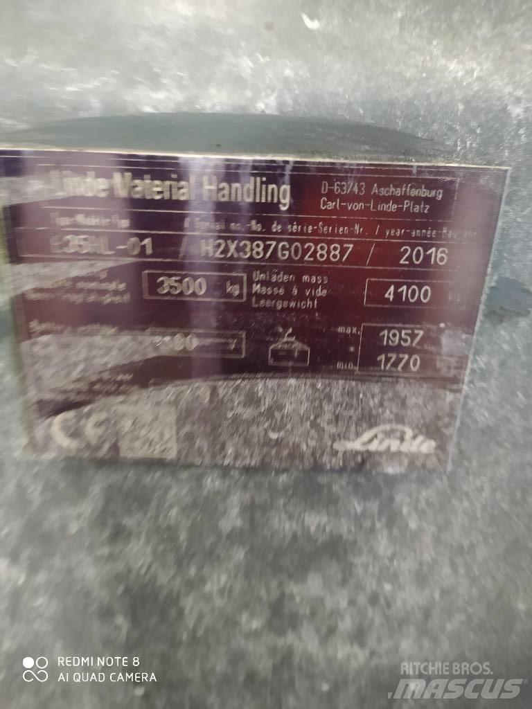 Linde E 35 HL 전동 지게차