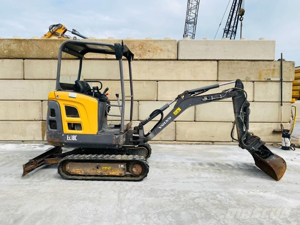 Volvo EC 18 C 소형 굴삭기 7톤 미만