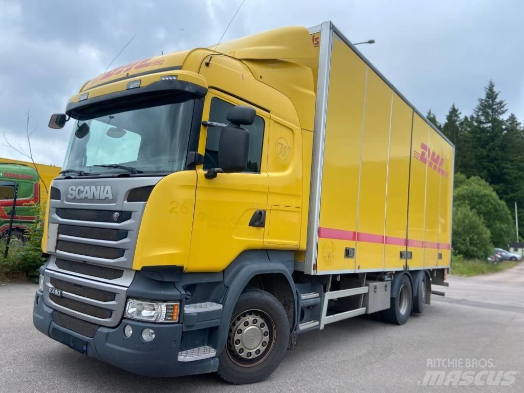 Scania R 490 LB 탑차 트럭