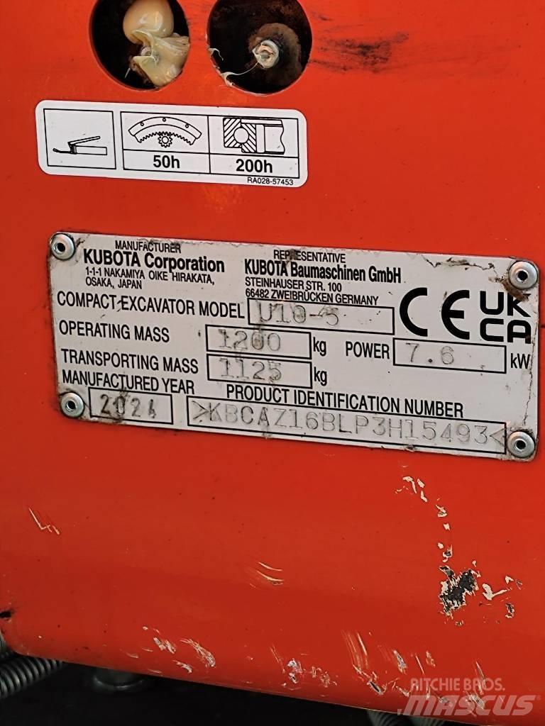 Kubota U 10 소형 굴삭기 7톤 미만