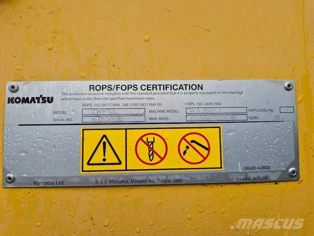 Komatsu WA 380 - 7  휠로우더
