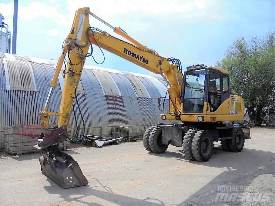 Komatsu PW 140-7  휠 굴삭기