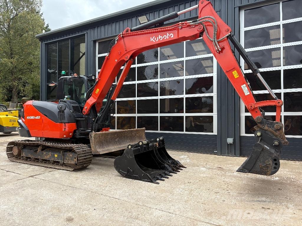 Kubota KX 080 중형굴삭기 7톤-28톤