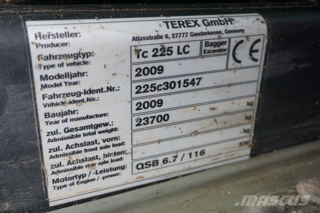 Atlas TC 225 LC 대형 굴삭기 29톤 이상