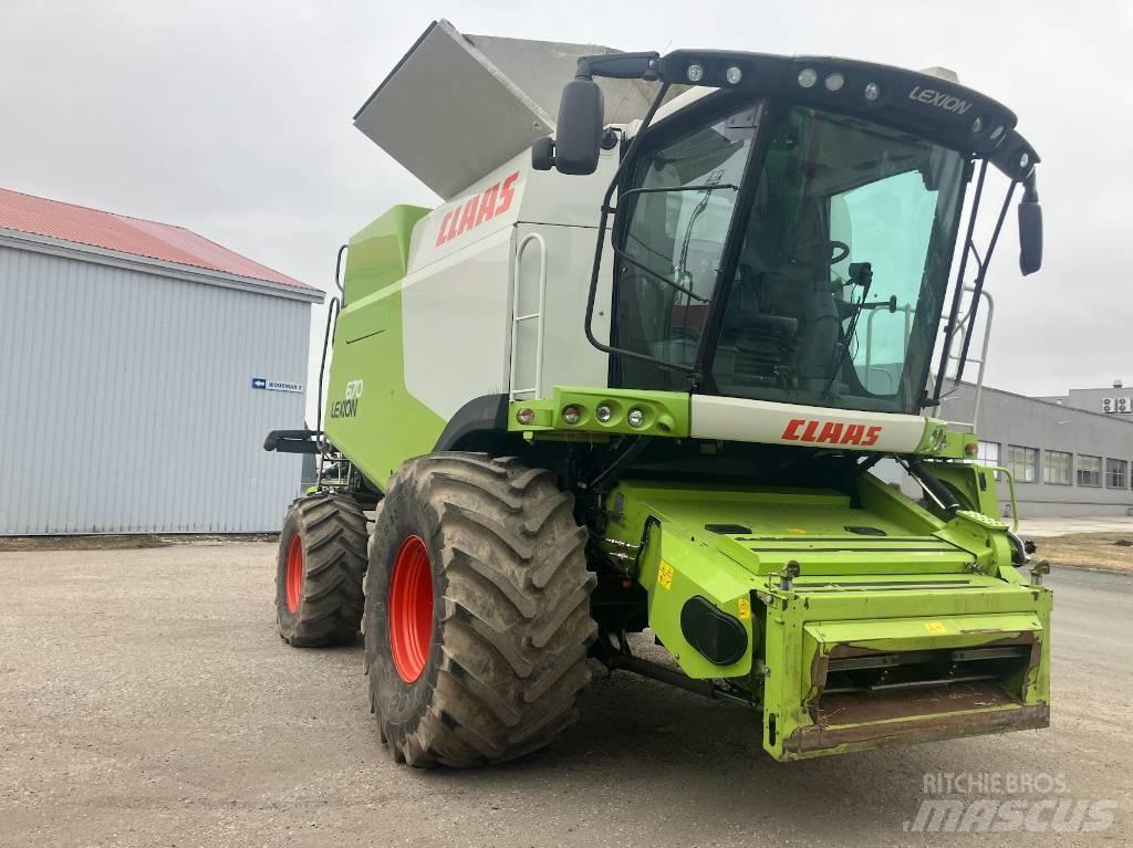 CLAAS Lexion 670 콤바인 수확기