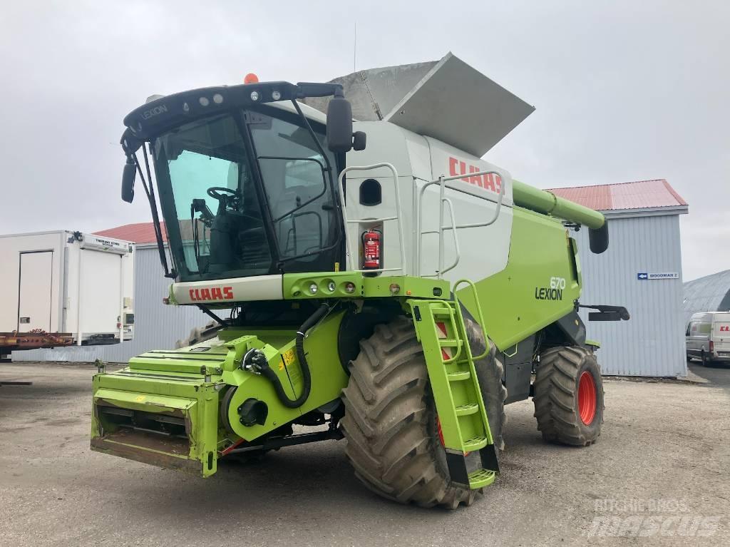 CLAAS Lexion 670 콤바인 수확기
