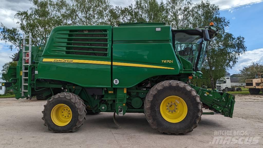 John Deere T 670 i 콤바인 수확기