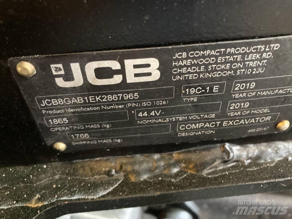 JCB 19 C-IE 소형 굴삭기 7톤 미만