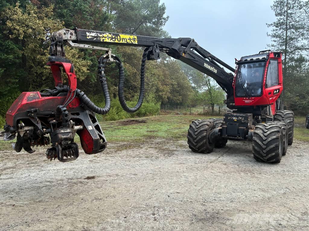 Komatsu 901 원목 하베스터