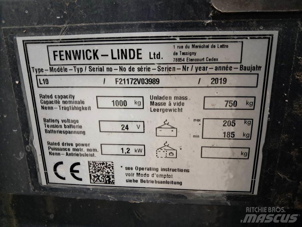Linde L10 포크리프트