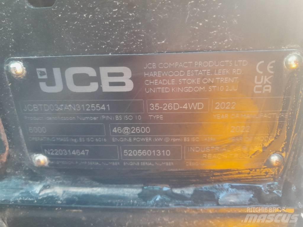 JCB 35-26D 4WD 디젤 지게차