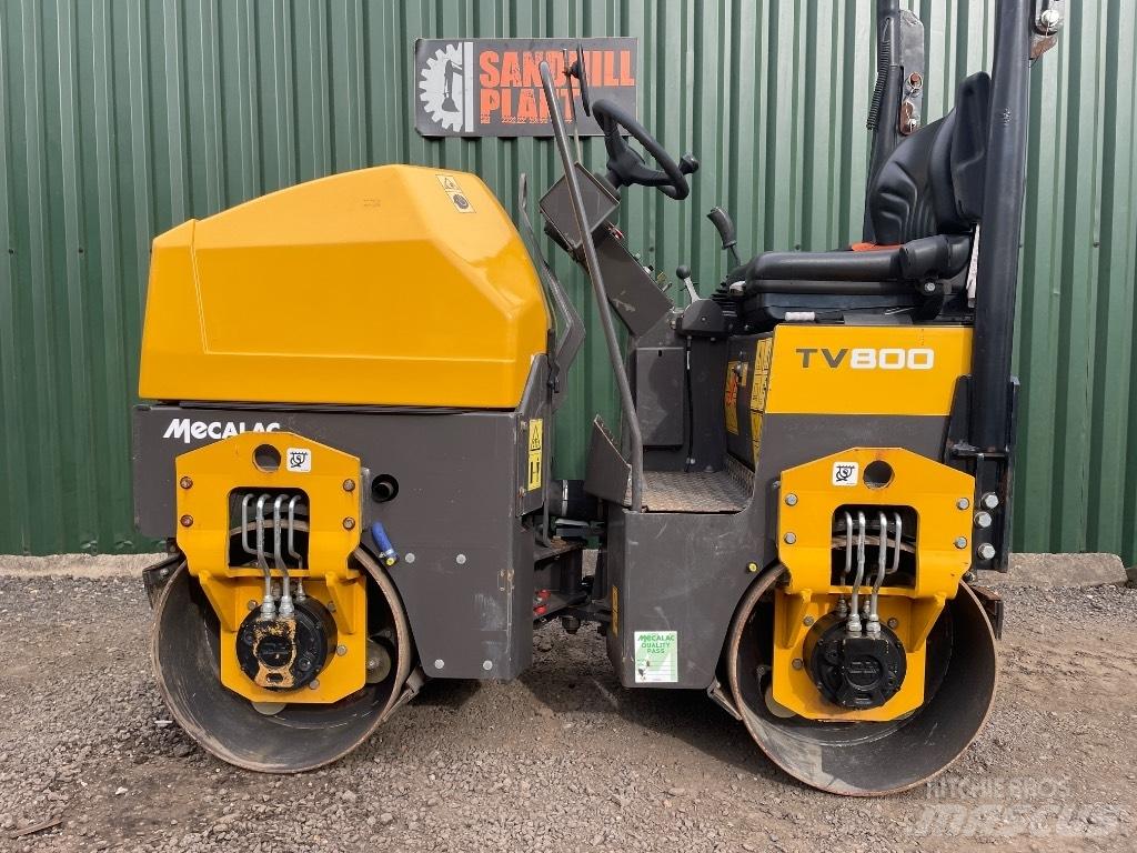 Mecalac TV 800 트윈 드럼 롤러
