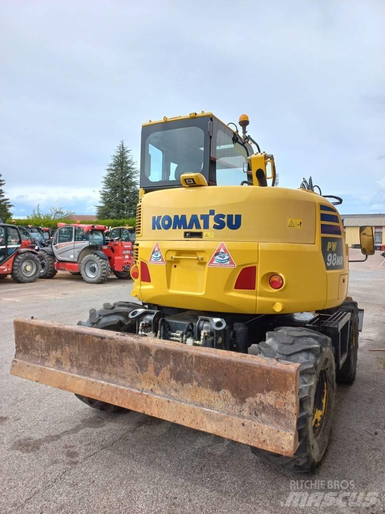 Komatsu PW 98 MR  휠 굴삭기