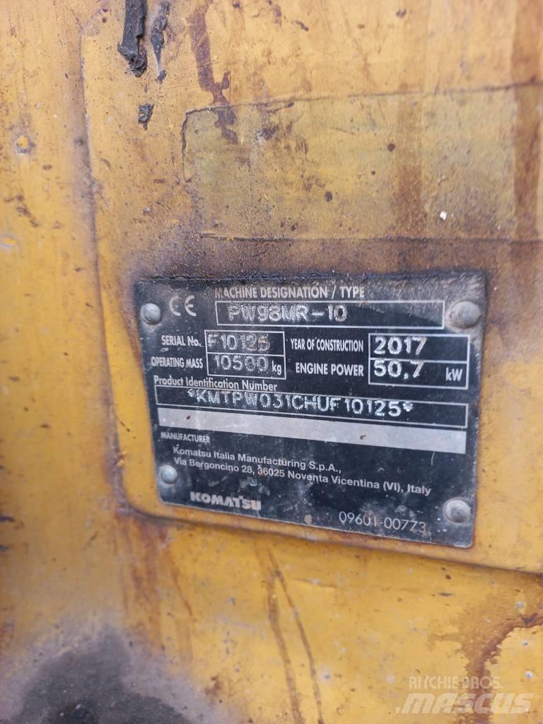 Komatsu PW 98 MR  휠 굴삭기
