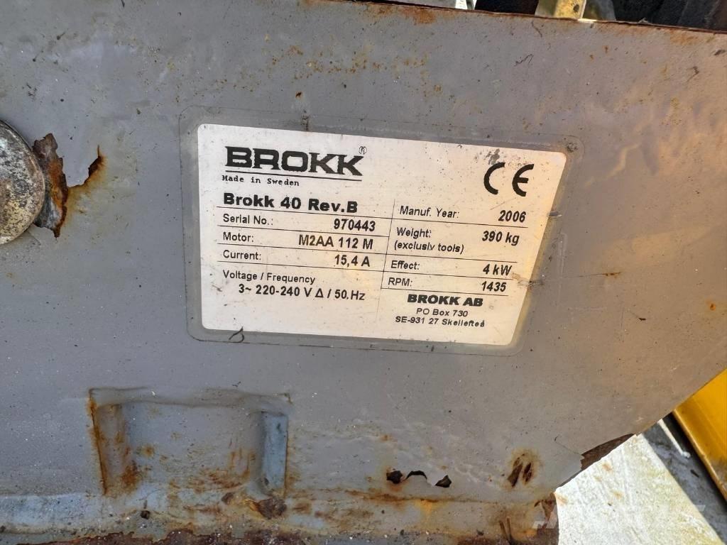 Brokk 40 파쇄용 굴삭기